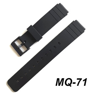 Dây đồng hồ nhựa dẻo thay thế cho đồng hồ Casio AE-1200 AE-1000 MQ-24 MQ-71 F-91 F-94 LQ-139 LRW-200