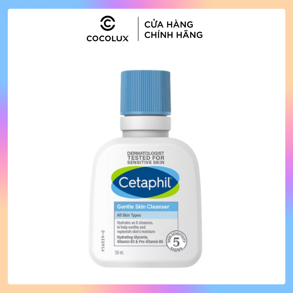 Sữa Rửa Mặt Cetaphil Gentle Skin Cleanser Dịu Nhẹ 59ml