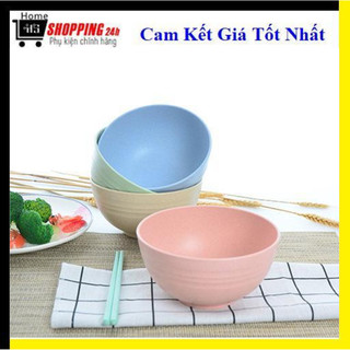Chén ăn cơm, chén nhỏ chất liệu nhựa lúa mạch, chén nhựa nhiều màu, siêu an toàn cho người dùng, chịu nhiệt tốt