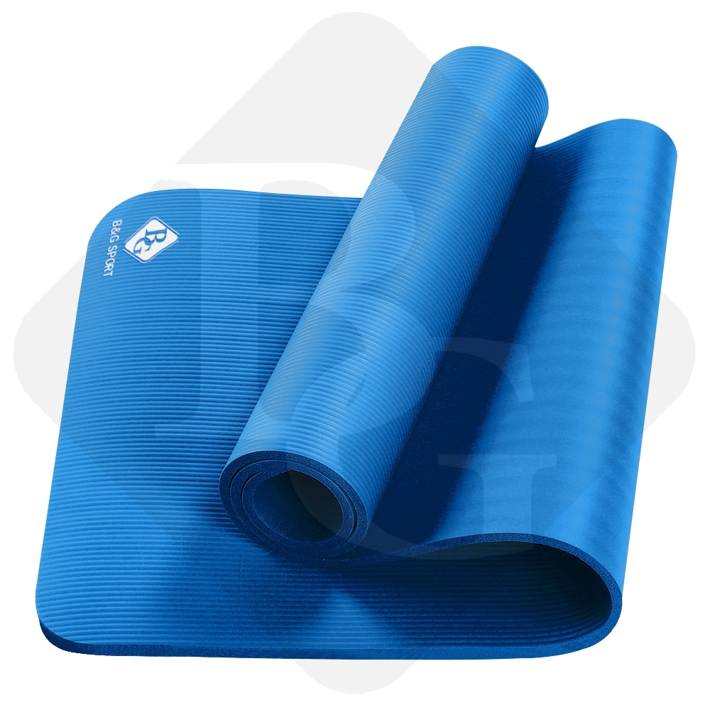 Thảm tập gym yoga tại nhà dày 10mm-15mm, Eco Friendly chống trượt chất liệu NBR mềm mại và chống nước, dễ dàng vệ sinh