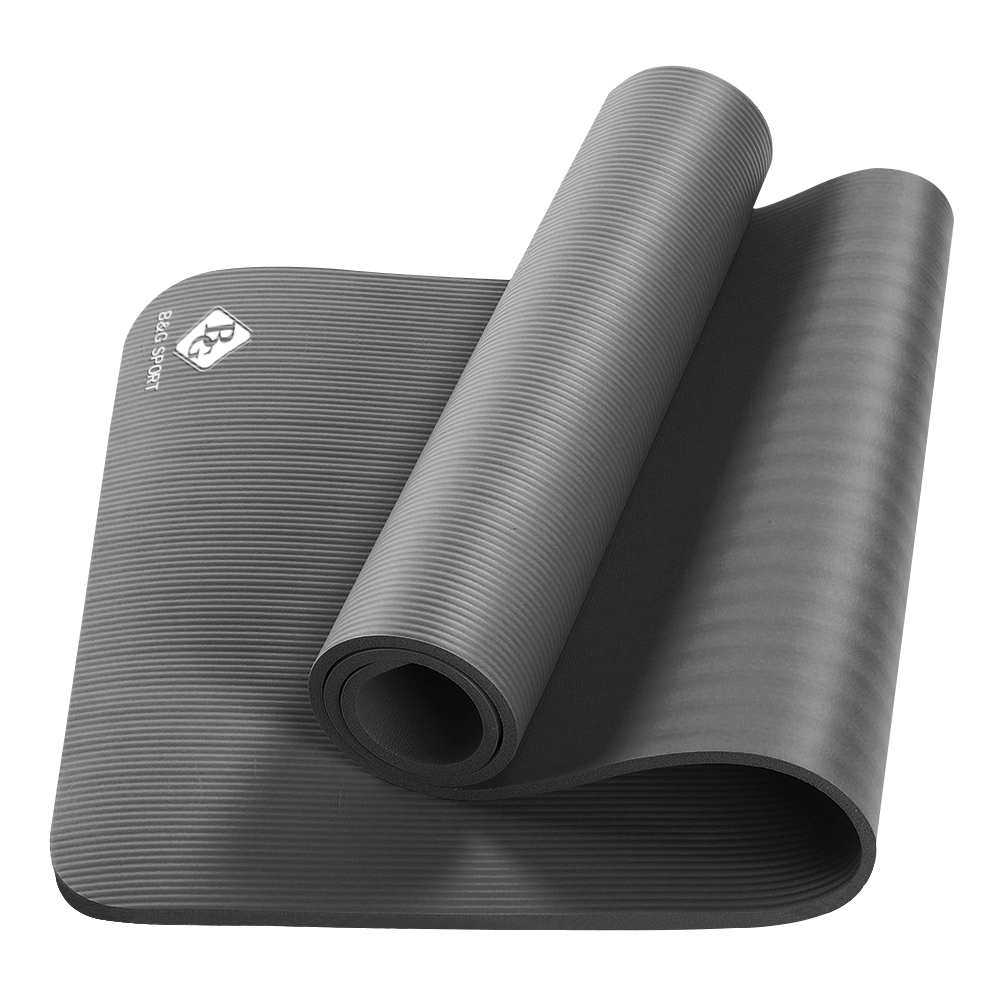 Thảm tập gym yoga tại nhà dày 10mm-15mm, Eco Friendly chống trượt chất liệu NBR mềm mại và chống nước, dễ dàng vệ sinh