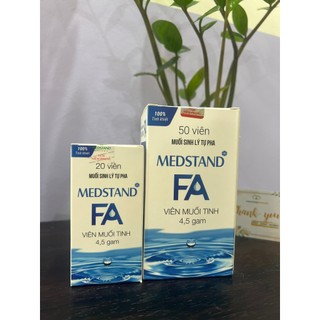 ✔️️️ Muối Sinh Lý Tự Pha Medstand FA (Lọ 20 viên muối tinh)
