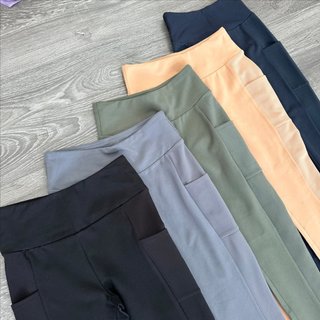 quần tập G phối thun gân 2 bên