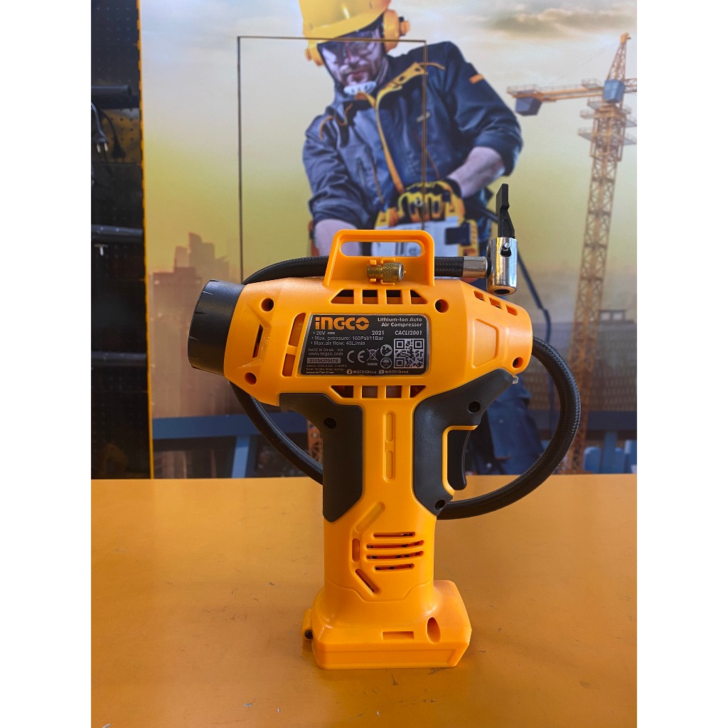 Máy bơm hơi cằm tay dùng pin 20v INGCO CACLI2018,CACLI2001