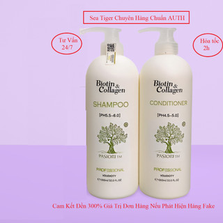 Cặp Dầu Gội Xả Biotin Trắng Biotin Collagen Voudioty  Hàng Nội Địa Nhật 500ML