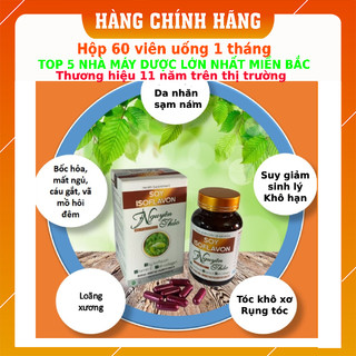 VIên uống bổ sung nội tiết tố nữ Mầm đậu nành Soy Isoflavones Nguyên Thảo ( Soy Isoflavones, Vitamin E, Collagen)