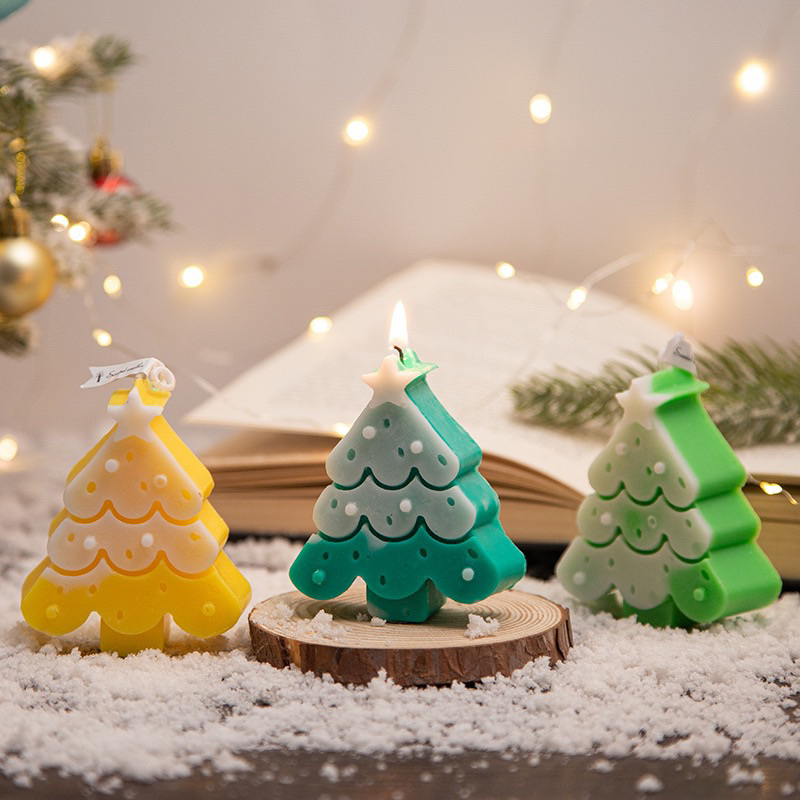 Nến Thơm Cây Thông Noel Quà Tặng Giáng Sinh Kèm Hộp