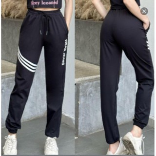  Quần Gió Thể Thao Nữ Quần Jogger Ống Rộng Bo Gấu Thể Thao Nữ Tập Gym Aerobic Zumba Chạy Bộ Đạp Xe... Q15 Q12 Q16  