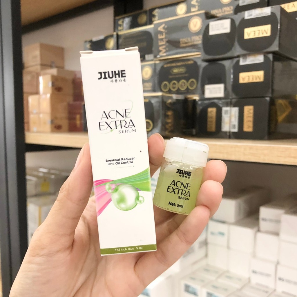 Combo Kem Mụn Rau Má Centella Thanh Tô Cosmetics + Serum Acne Extra Jiuhe