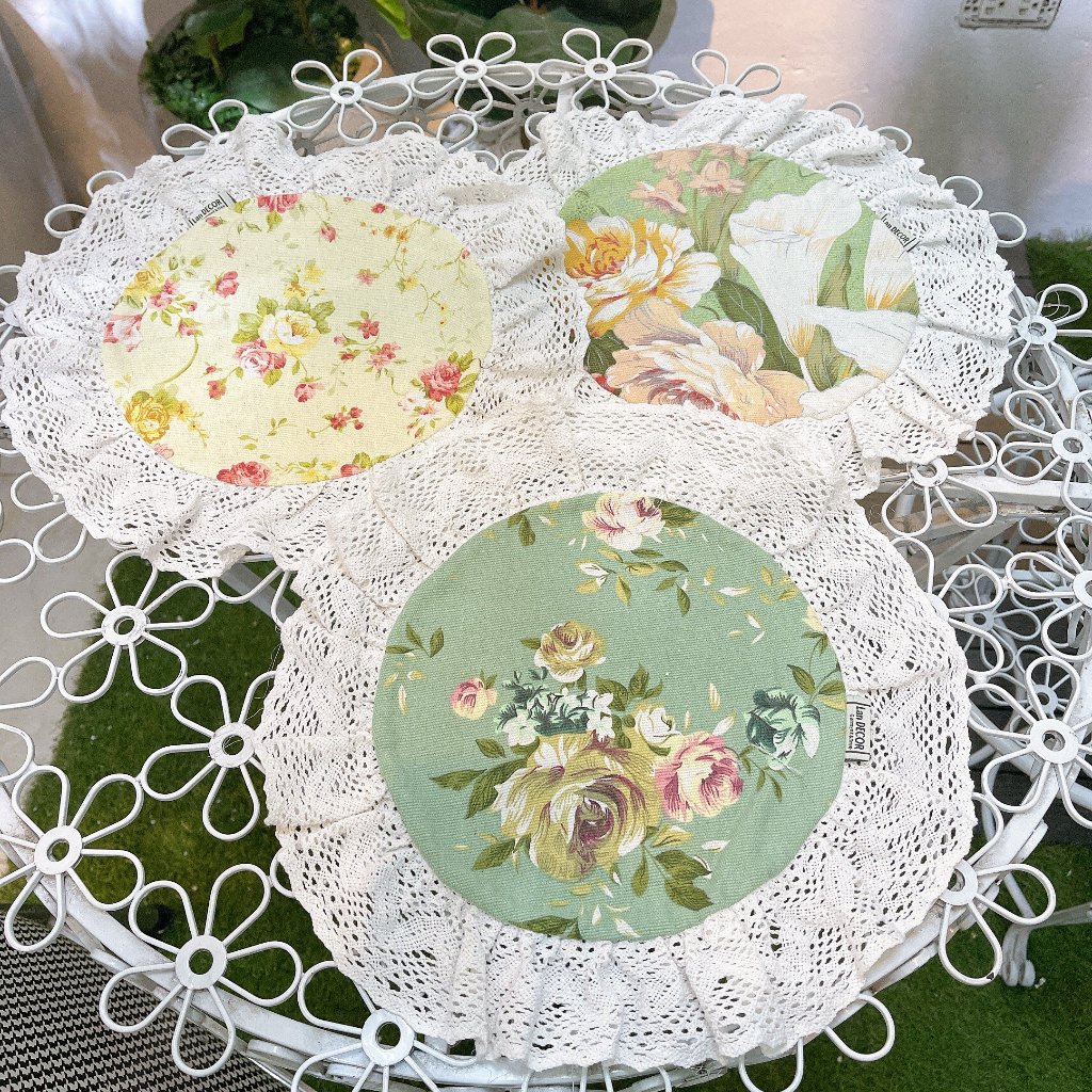 Tấm lót decor, tấm lót bình hoa, tấm lót bàn ăn trang trí decor cho bàn ăn, bàn làm việc sang trọng đẹp mắt