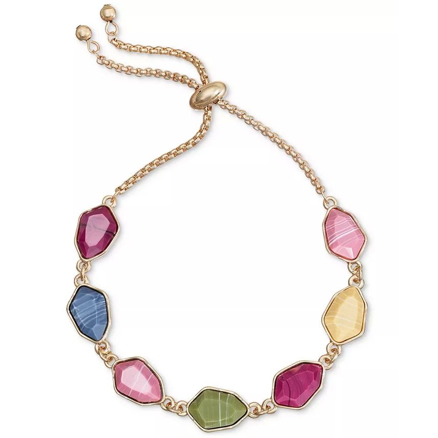 Vòng đeo tay nạm đá màu, mạ vàng - Style & Co