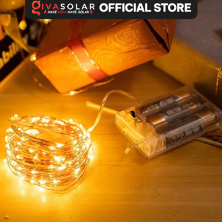 Dây Đèn Led Đom Đóm trang trí tết giáng sinh phòng ngủ Chipsbling Fairy Lights đồng dài 10m