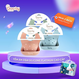 Yếm ăn dặm Silicone Platinum Cao Cấp