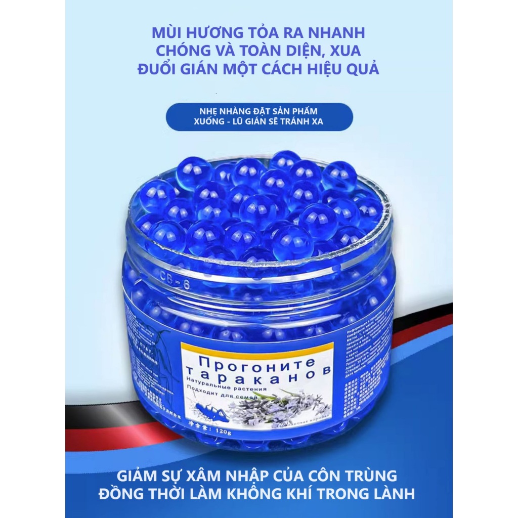 Hộp Đuổi Gián, Chiết Xuất Tinh Dầu Oải Hương Giúp Xua Đuổi Gián Hoàn Toàn, Thanh Lọc Không Khí, An Toàn Cho Mẹ Và Bé
