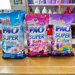 Bột giặt Pao 5kg đủ mùi hàng chuẩn Thái Lan loại bỏ vết bẩn quần áo dễ dàng giặt sạch thơm lâu