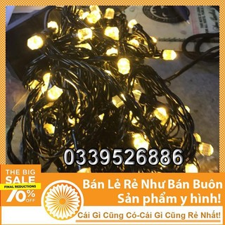 💥Giá Sỉ💥Dây đèn Led trang trí kim cương cao cấp dài 50 mét, siêu bền, bao đứt, chống nắng, mưa thích hợp trang trí noel