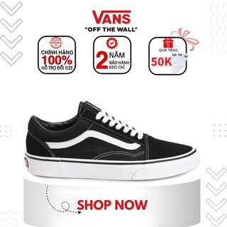 Vans old skool classic đen trắng nam nữ, giày vans classic real full box
