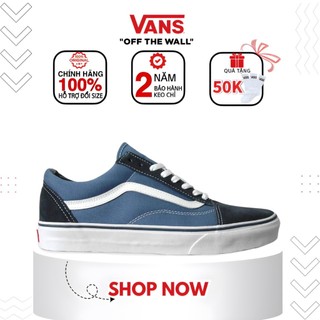 [CHÍNH HÃNG] Vans old skool navy xanh nam nữ, giày vans old skool cao cấp full box