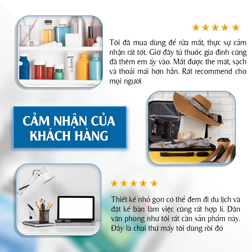 Nước Rửa Mắt VIPLUS+ Multi B Eye Wash Cải Thiện Thị Lực, Bổ Sung Độ Ẩm Cho Đôi Mắt Khoẻ Đẹp 300ml