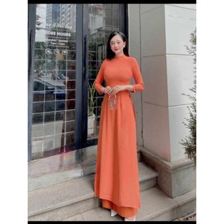 Vải may áo dài cao cấp vải silk lụa màu ( khổ 1m55)