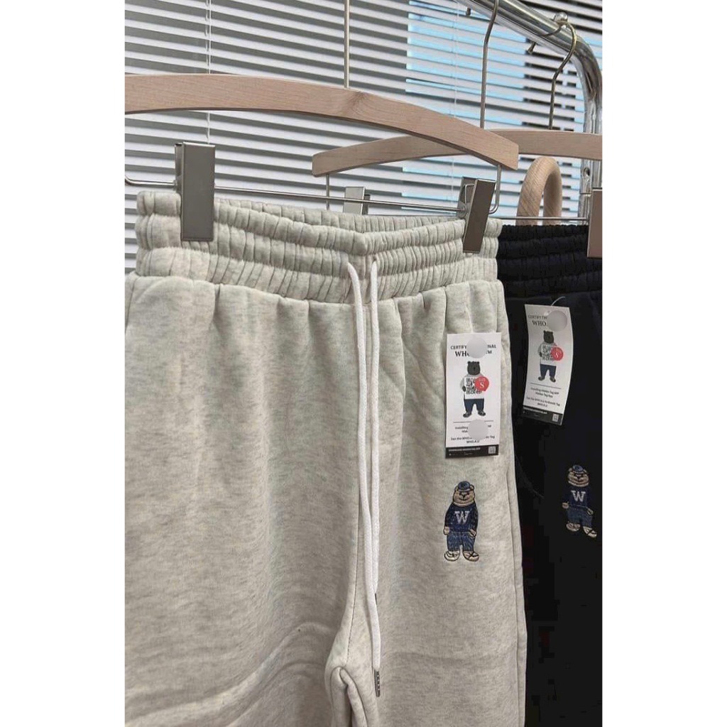 Sét 2 quần nỉ gấu