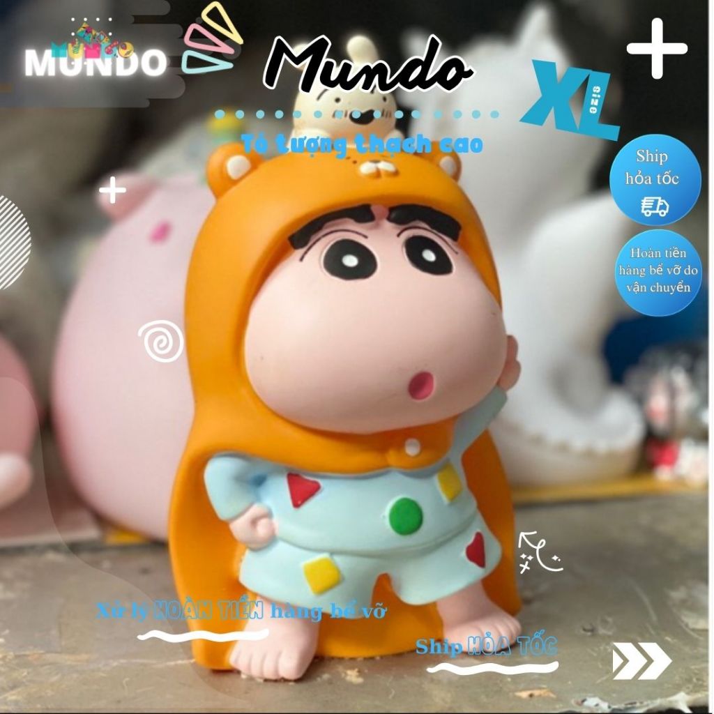 Tô Tượng Thạch Cao Cu Shin Cậu Bé Bút Chì SIZE XL,Tượng Thạch Cao Anime/Manga MUNDO