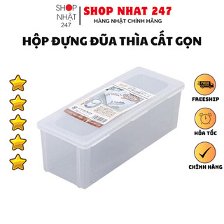 [Hỏa Tốc HN] Hộp đựng đũa thìa cất gọn Sanada NỘI ĐỊA NHẬT BẢN