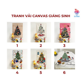 Tranh canvas treo tường Giáng Sinh