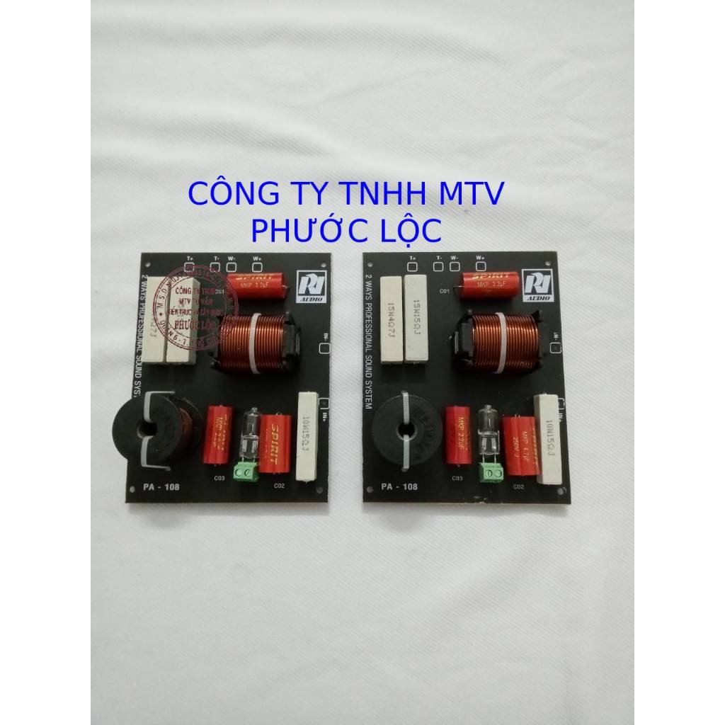 MẠCH PHÂN TẦN 2 ĐƯỜNG TIẾNG BASS-TRESS (PA-108)–1 CẶP