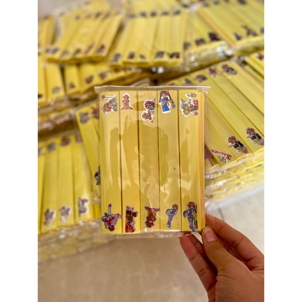 Combo 10 thanh phách tre màu