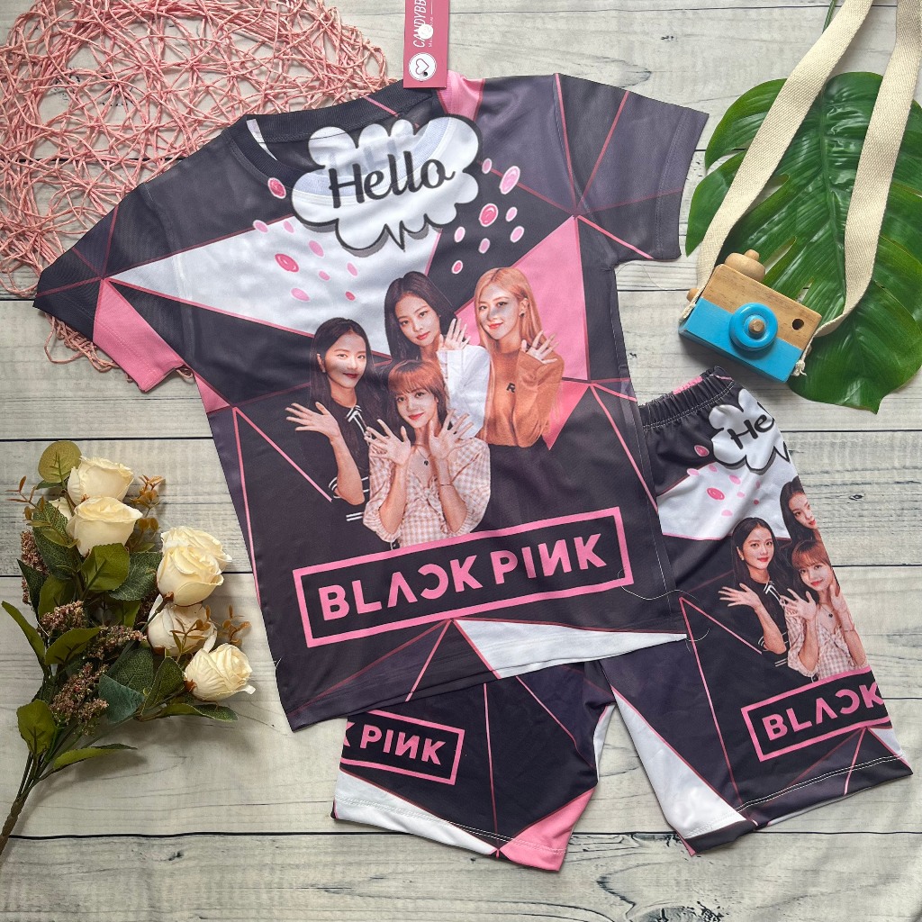 Đồ bộ bé gái in hình Blackpink, bộ thun lạnh trẻ em chất đẹp, thấm hút mồ hôi size từ 10kg đến 60kg