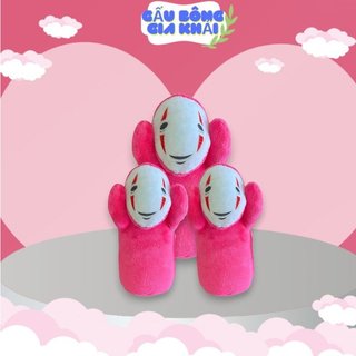 Gấu bông búp bê ma Vô Diện 15cm màu hồng phấn đáng yêu
