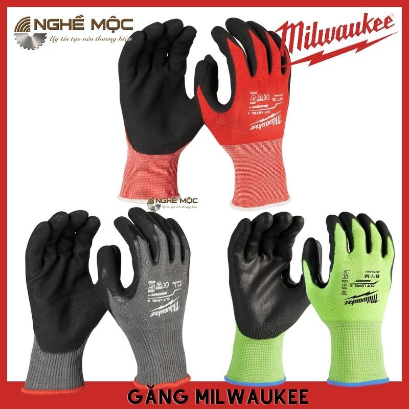 Găng tay Milwaukee găng chống cắt bao tay Milwaukee chính hãng Nghề Mộc
