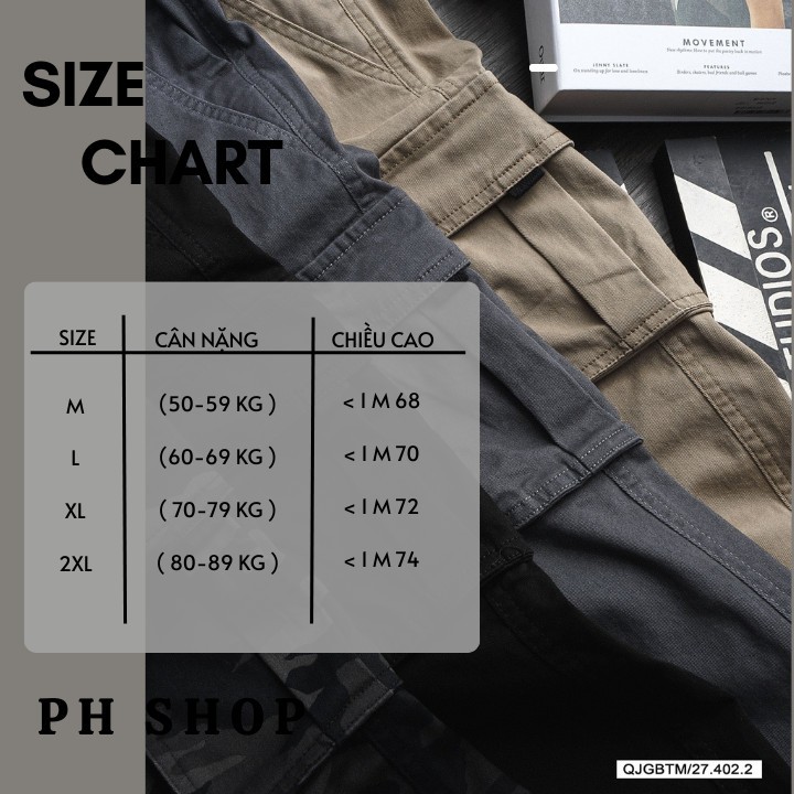 Quần jogger nam kaki cạp chun trơn bo gấu phong cách năng động trẻ trung