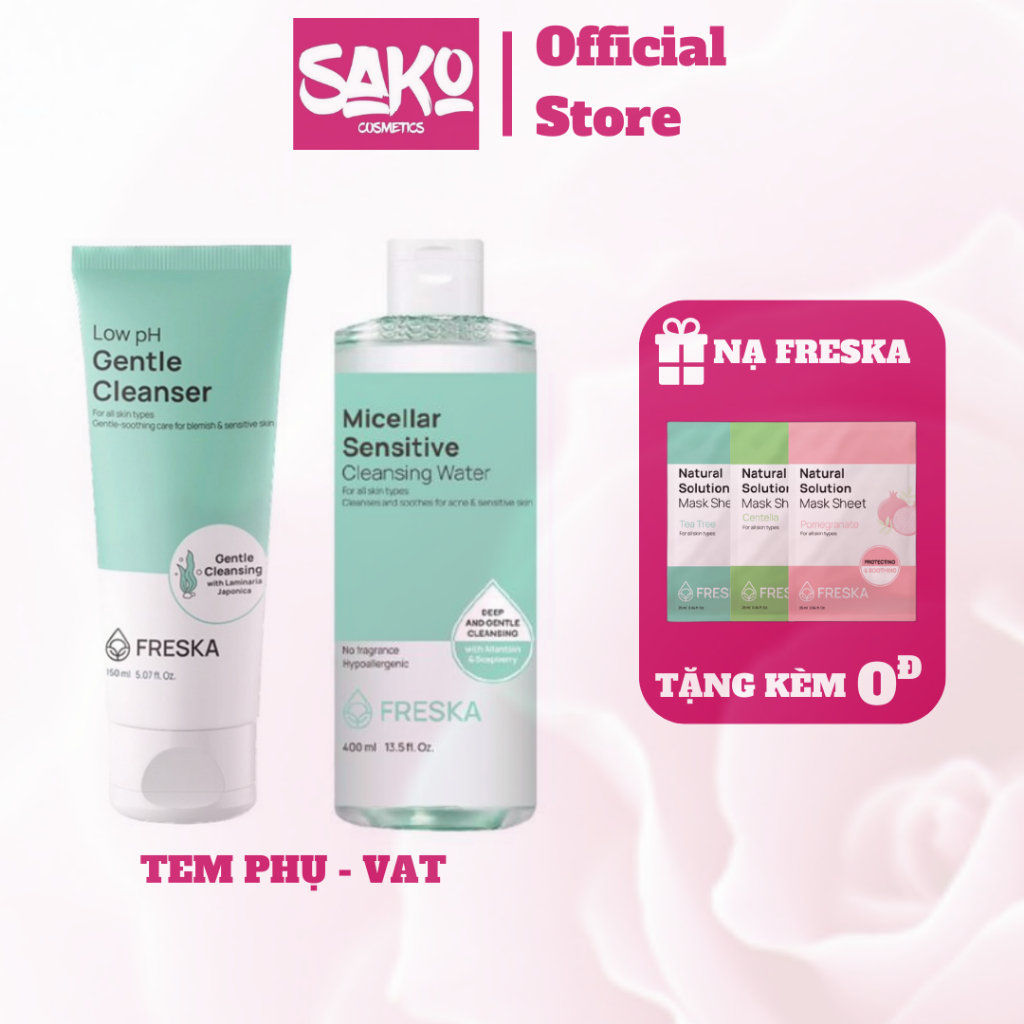 Freska Sữa rửa mặt Low pH Gentle Cleanser 150ml