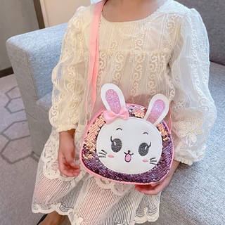Túi thỏ kim sa trẻ em đính hạt cườm hình con thỏ dễ thương TDC50 ZAVANA