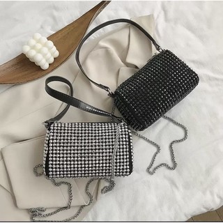 túi xách nữ đeo chéo bling đơn giản dễ phối đồ