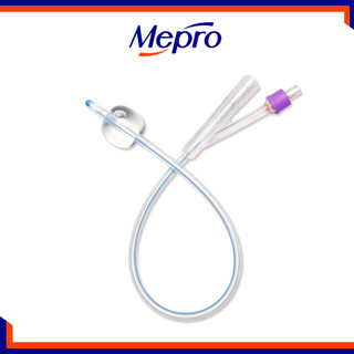 Thông tiểu 2 nhánh, foley silicon catheter mepro sử dụng dài ngày số 16 18 20