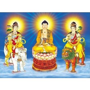 tranh đính đá theo yêu cầu-combo 2 bức tranh phật