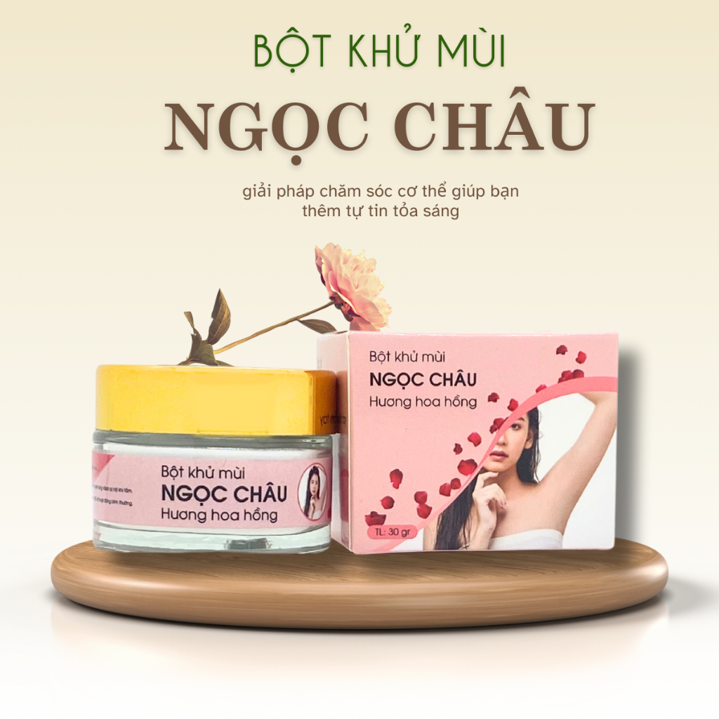 Bột Khử Mùi Hôi Nách Hôi Chân Ngọc Châu