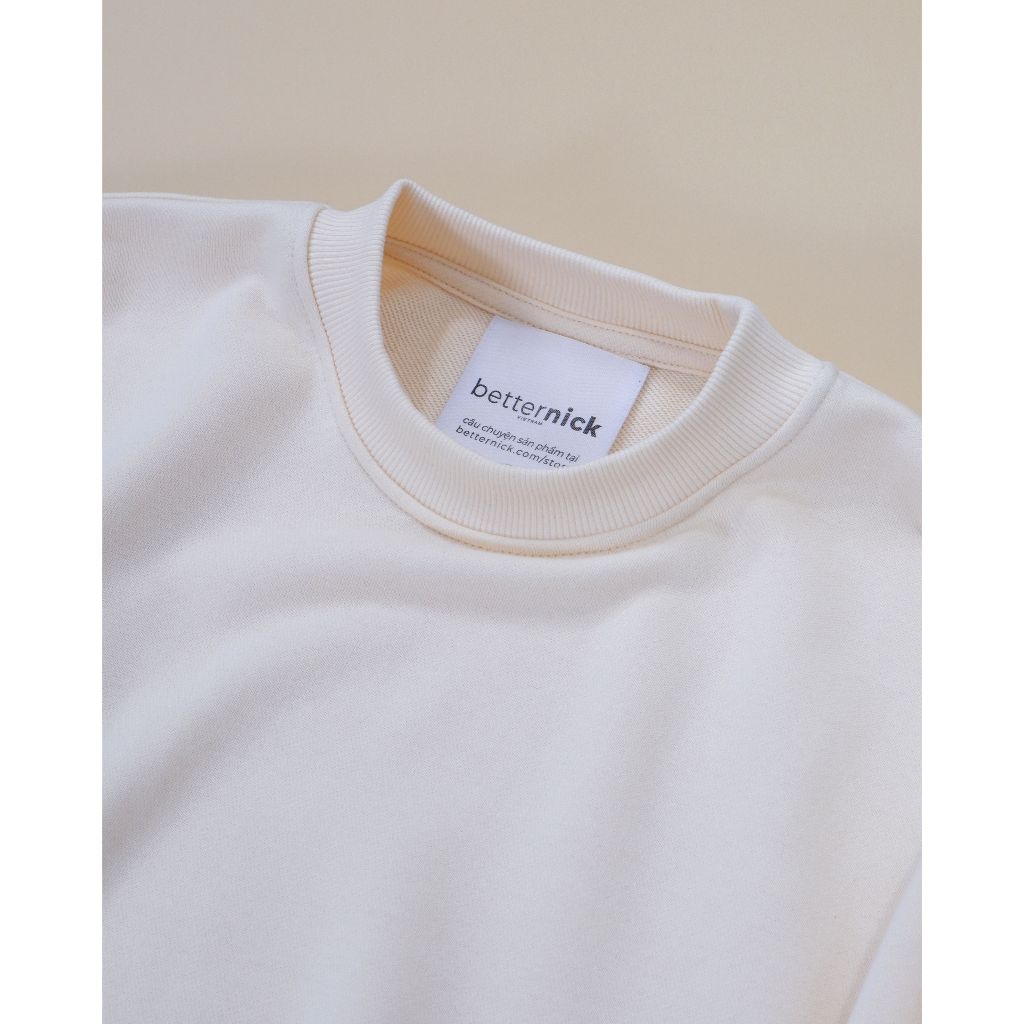 Áo Sweater betterNICK, cotton mịn, mặc kèm áo thun/sơ mi hoặc không cần lớp áo trong