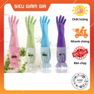 Bao tay rửa chén lót nỉ bo tay chống thấm nước đa năng tiện dụng