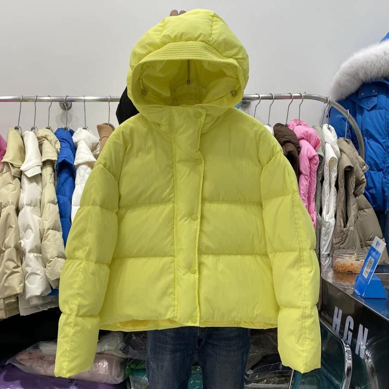 Áo khoác Phao Nữ có mũ đại Hàn Siêu Ấm , áo Phao dáng rộng