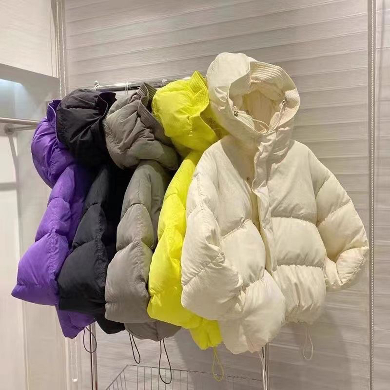 Áo khoác Phao Nữ có mũ đại Hàn Siêu Ấm , áo Phao dáng rộng