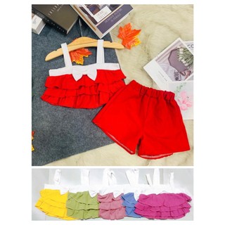 Bộ thun gân dây tầng bé