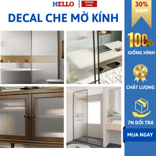 Decal dán mờ kính nhà tắm, cửa sổ, cửa kính văn phòng, miếng dán chống nhìn trộm, chống nắng, Tiện Dụng.