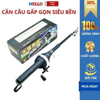 Cần câu cá mini siêu ngắn gấp gọn tiện dụng