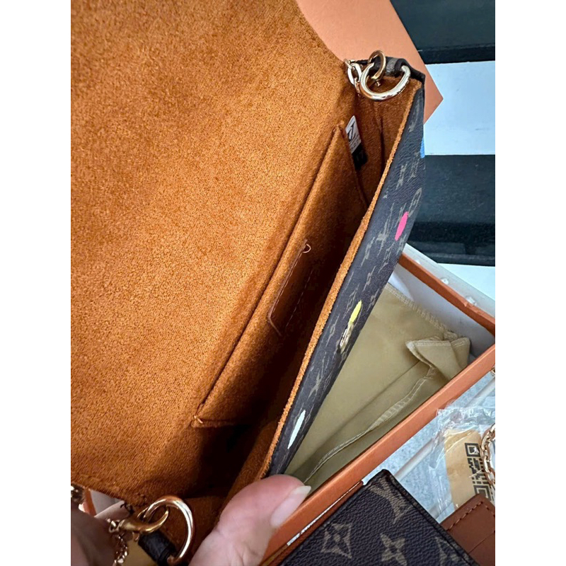 Túi Xách LVv Bì Thư 3in1 sz18 . Fullbox, bọc seal. Hàng super, có logo mã cod