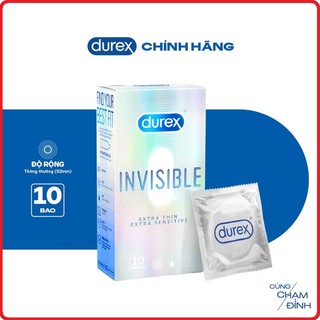 Bao cao su Durex Invisible siêu mỏng size 52mm ( Cam kết đúng chính hãng )