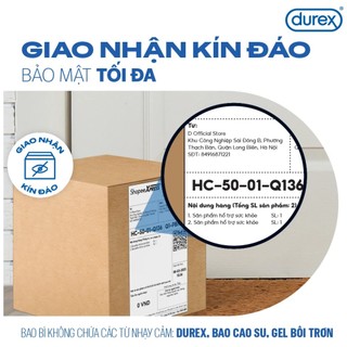 Bao cao su Durex Invisible siêu mỏng size 52mm ( Cam kết đúng chính hãng )